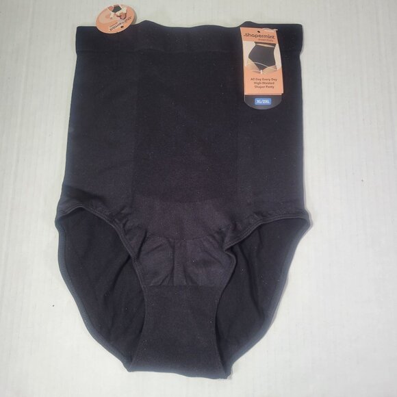 Shapermint Black All Day Every Day High Waisted Shaper Panty #54008 Size XL/2XL - Picture 1 of 2